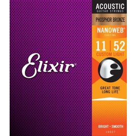 Bộ dây đàn guitar acoustic Elixir 11/52
