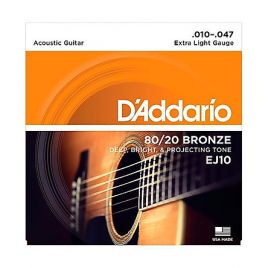  Dây đàn Guitar Acoustic DAddario EJ10